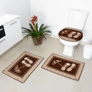 JOGO DE BANHEIRO CHINELO 3 PEÇAS