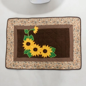 JOGO DE BANHEIRO GIRASSOL 2 PEÇAS