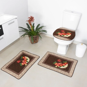 JOGO DE BANHEIRO GUARDA CHUVA 3 PEÇAS