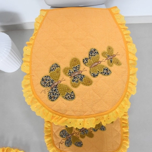 JOGO DE BANHEIRO BORBOLETA 3 PEÇAS