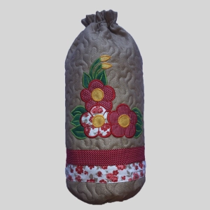 PUXA SACO MATELADO FLOR 1 PEÇA