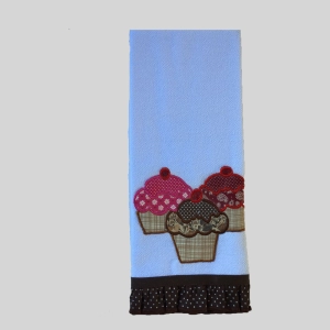 GUARDANAPO BABADO MARROM  1 PC