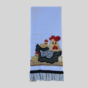 GUARDANAPO BABADO PRETO 1 PC