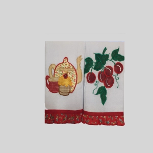 CAIXINHA COM 2 GUARDANAPOS VERMELHO