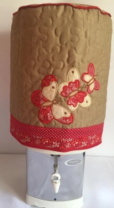 CAPA DE GALÃO MATELADO BORBOLETA VERMELHA 1 PC